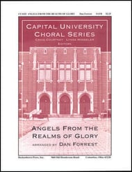 Angels from the Realms of Glory SATB choral sheet music cover Thumbnail